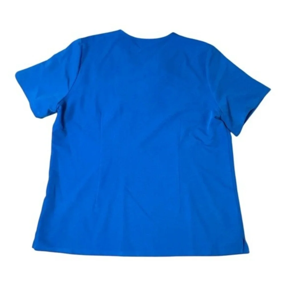 Figs Royal Blue Scrub Top and Pants Set